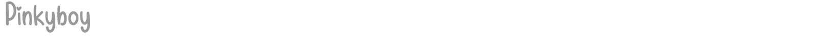 Pinkyboy font preview