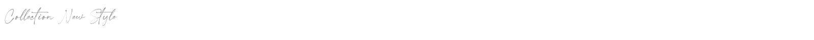 Collection New Style font preview
