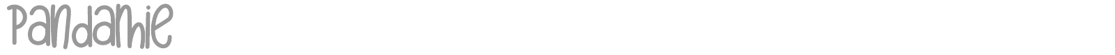 Pandamie font preview