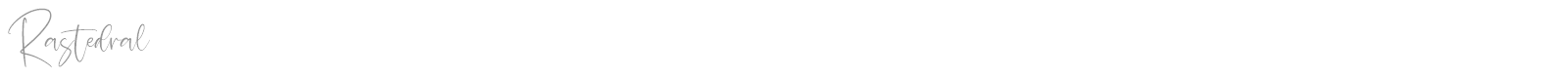 Rastedral font preview