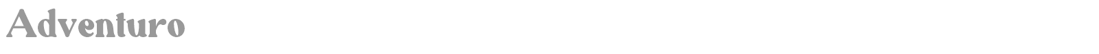 Adventuro font preview