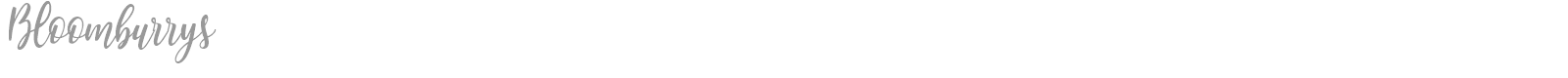 Bloomburrys font preview