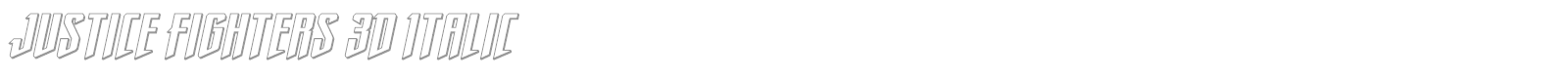 Justice Fighters font preview