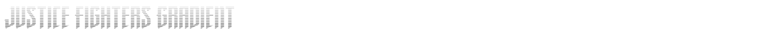 Justice Fighters font preview