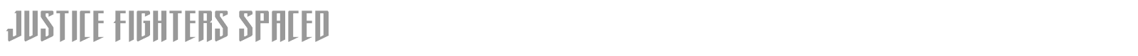 Justice Fighters font preview