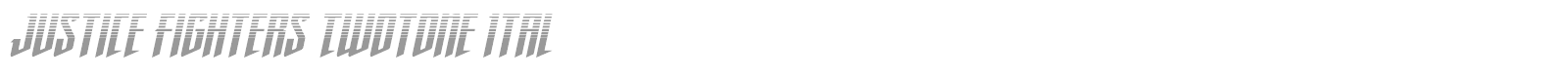 Justice Fighters font preview