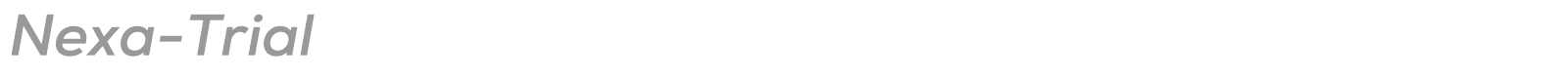 Nexa font preview