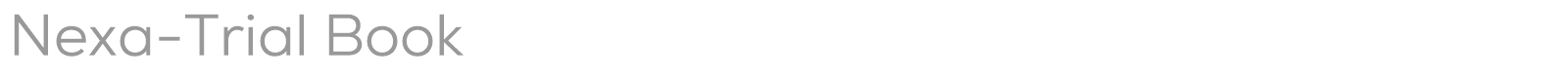 Nexa font preview