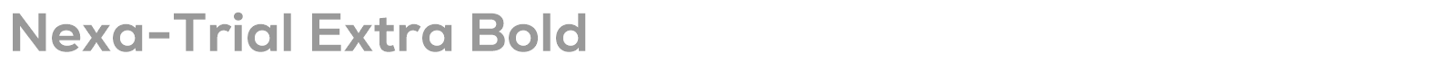 Nexa font preview