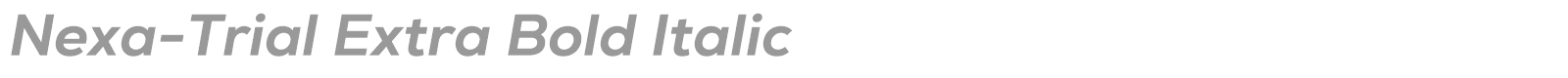 Nexa font preview