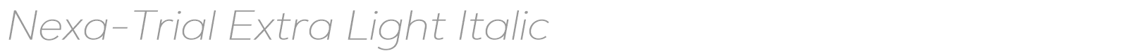 Nexa font preview