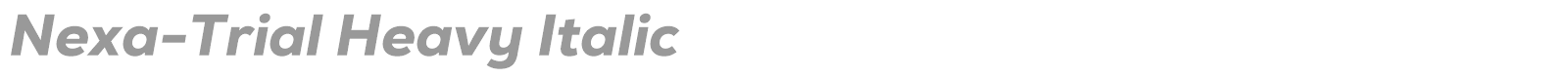 Nexa font preview