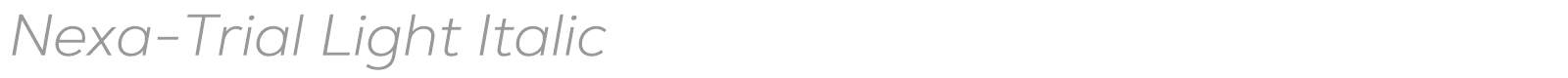 Nexa font preview