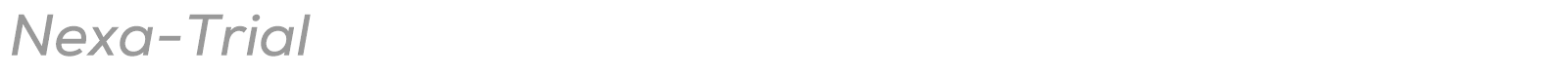 Nexa font preview
