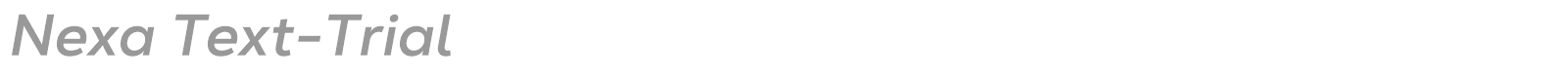 Nexa font preview