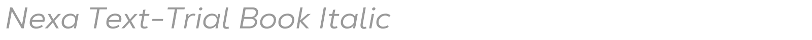 Nexa font preview