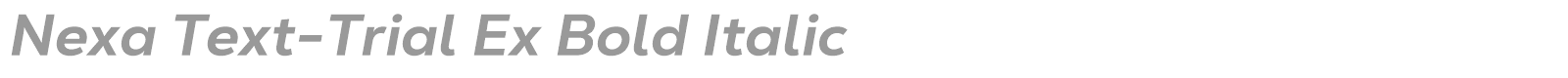 Nexa font preview