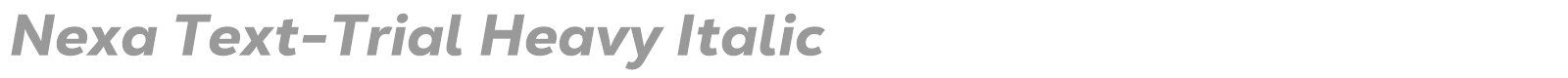 Nexa font preview