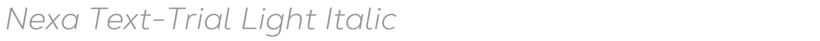 Nexa font preview