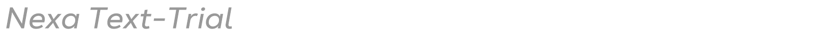 Nexa font preview