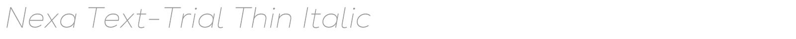 Nexa font preview