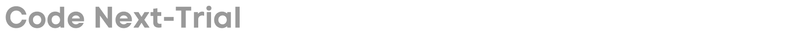 Code Next font preview
