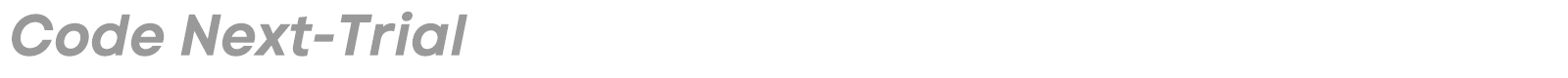 Code Next font preview