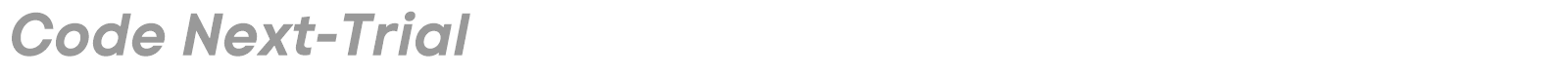 Code Next font preview