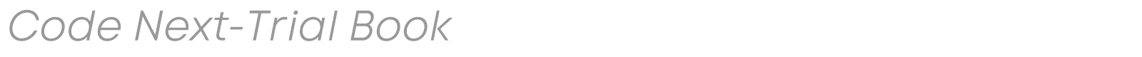 Code Next font preview