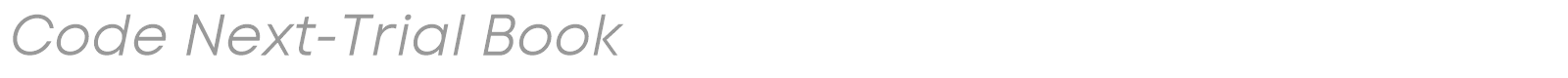 Code Next font preview