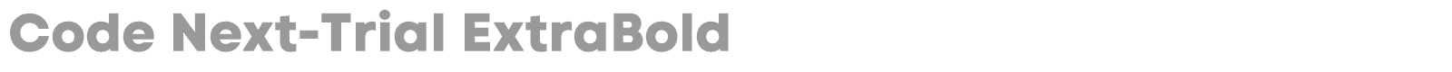Code Next font preview