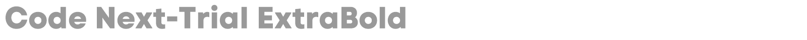 Code Next font preview