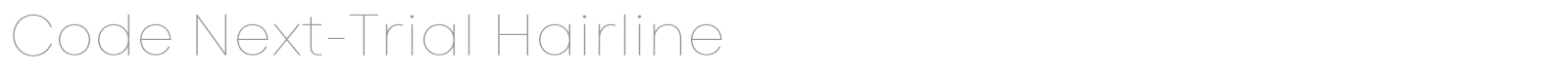 Code Next font preview