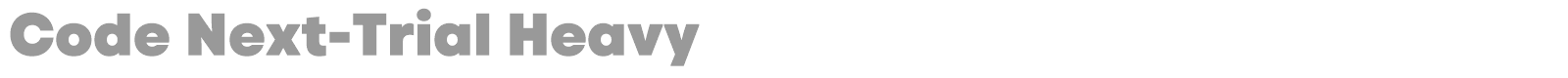 Code Next font preview