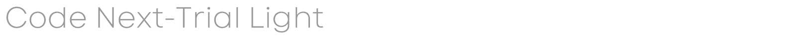 Code Next font preview