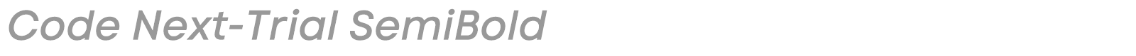 Code Next font preview