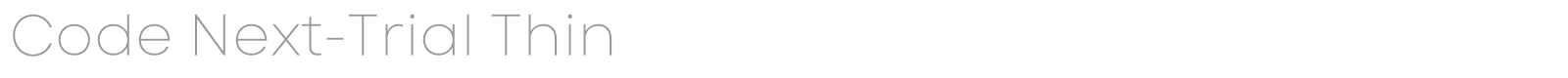 Code Next font preview