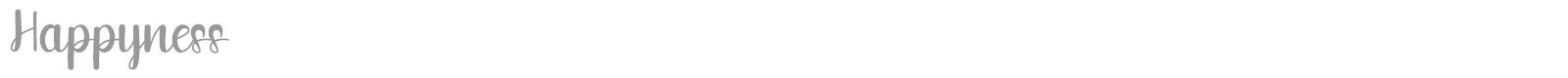 Happyness font preview
