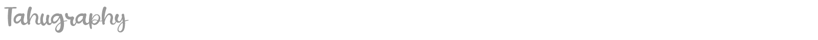 Tahugraphy font preview