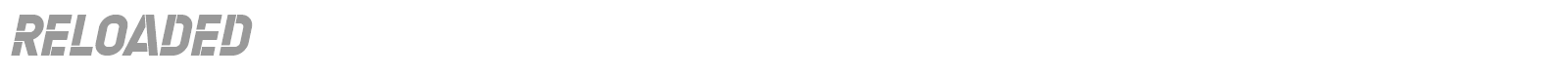 Reloaded font preview