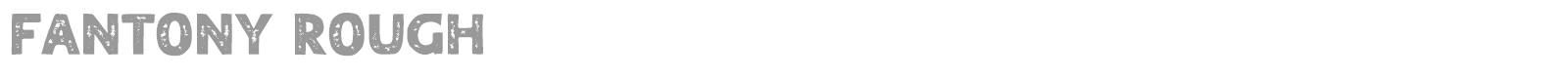 Fantony font preview