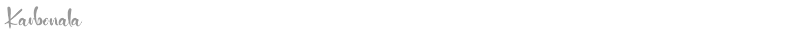 Karbonala font preview