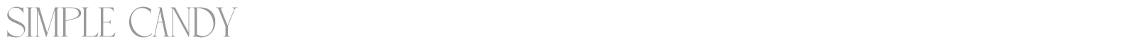 Simple Candy font preview
