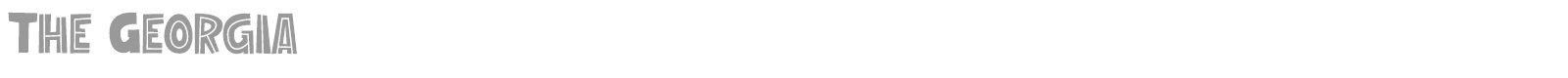 The Georgia font preview