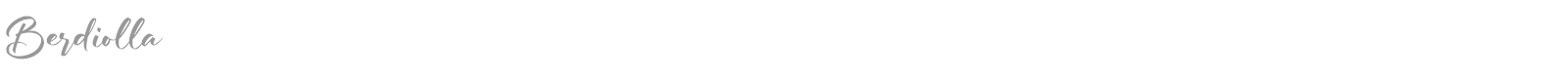 Berdiolla font preview