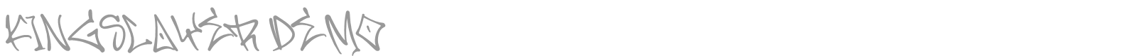 Kingslayer font preview