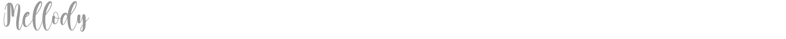 Mellody font preview