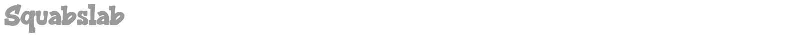 Squabslab font preview