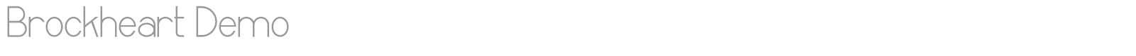 Brockheart font preview