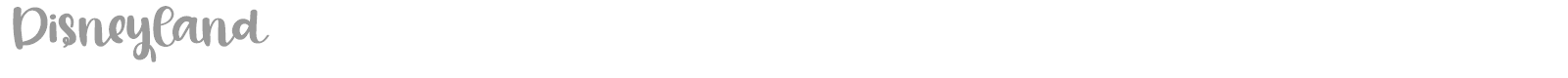 Disneyland font preview